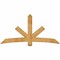 Ekena Millwork Alberta Rough Sawn Timber Gable Bracket, Western Red Cedar, 84"W x 42"H x 6"D x 6"F, 12/12 Pitch GBW084X42X0606ALB00RWR - alternate 1